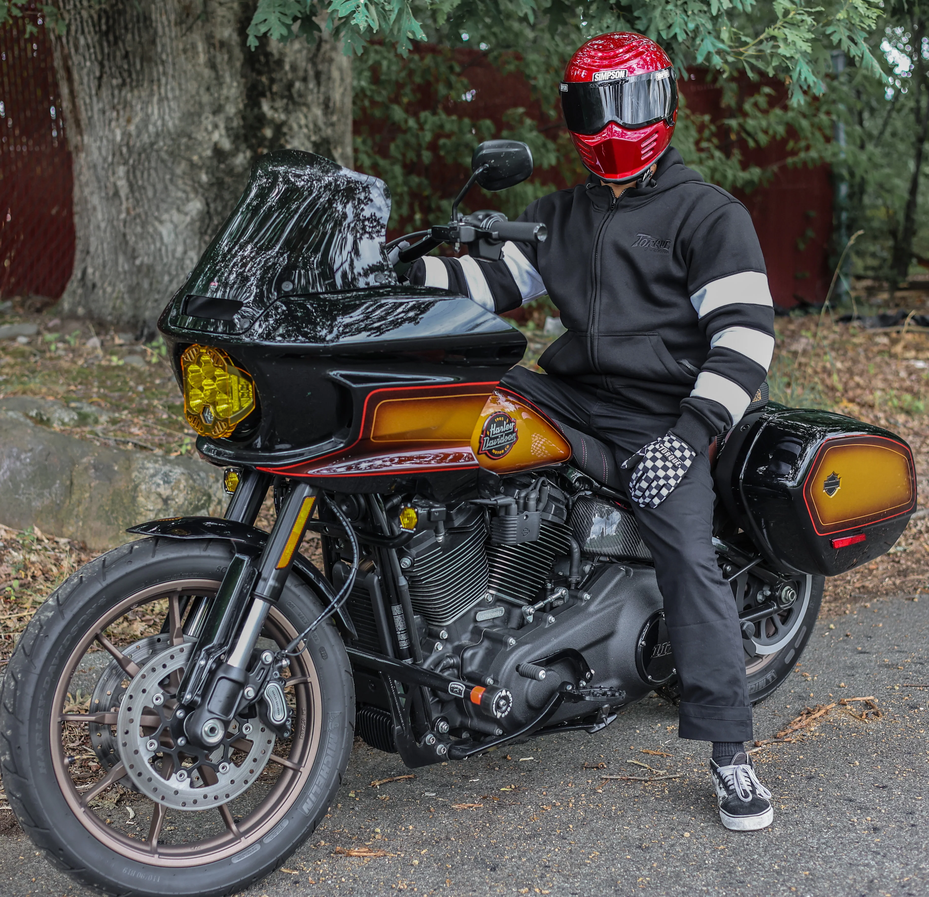 TORQUE ARMORED HOODIE | RACE DAY (Final Sale) - Image 10