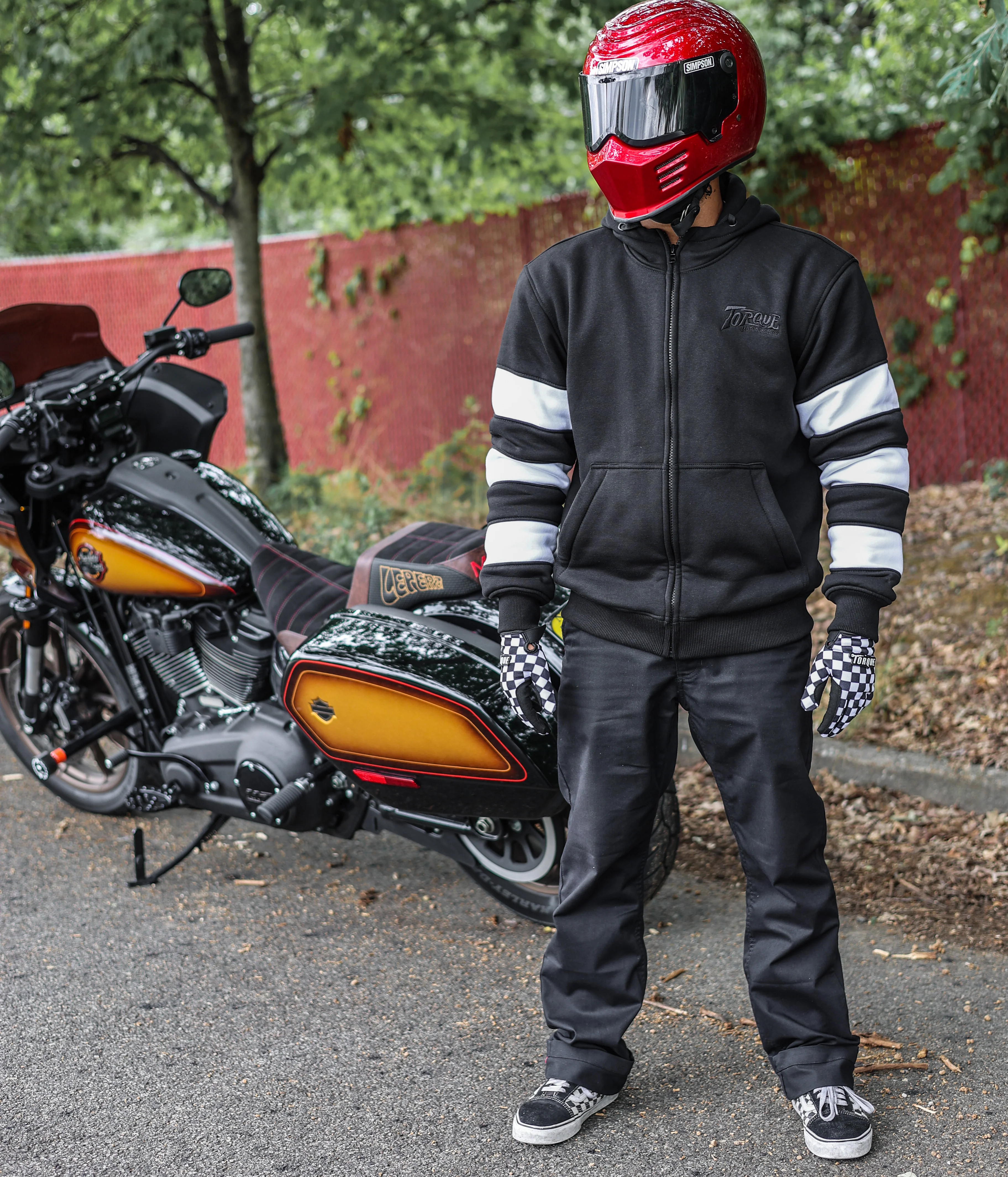 TORQUE ARMORED HOODIE | RACE DAY (Final Sale) - Image 9