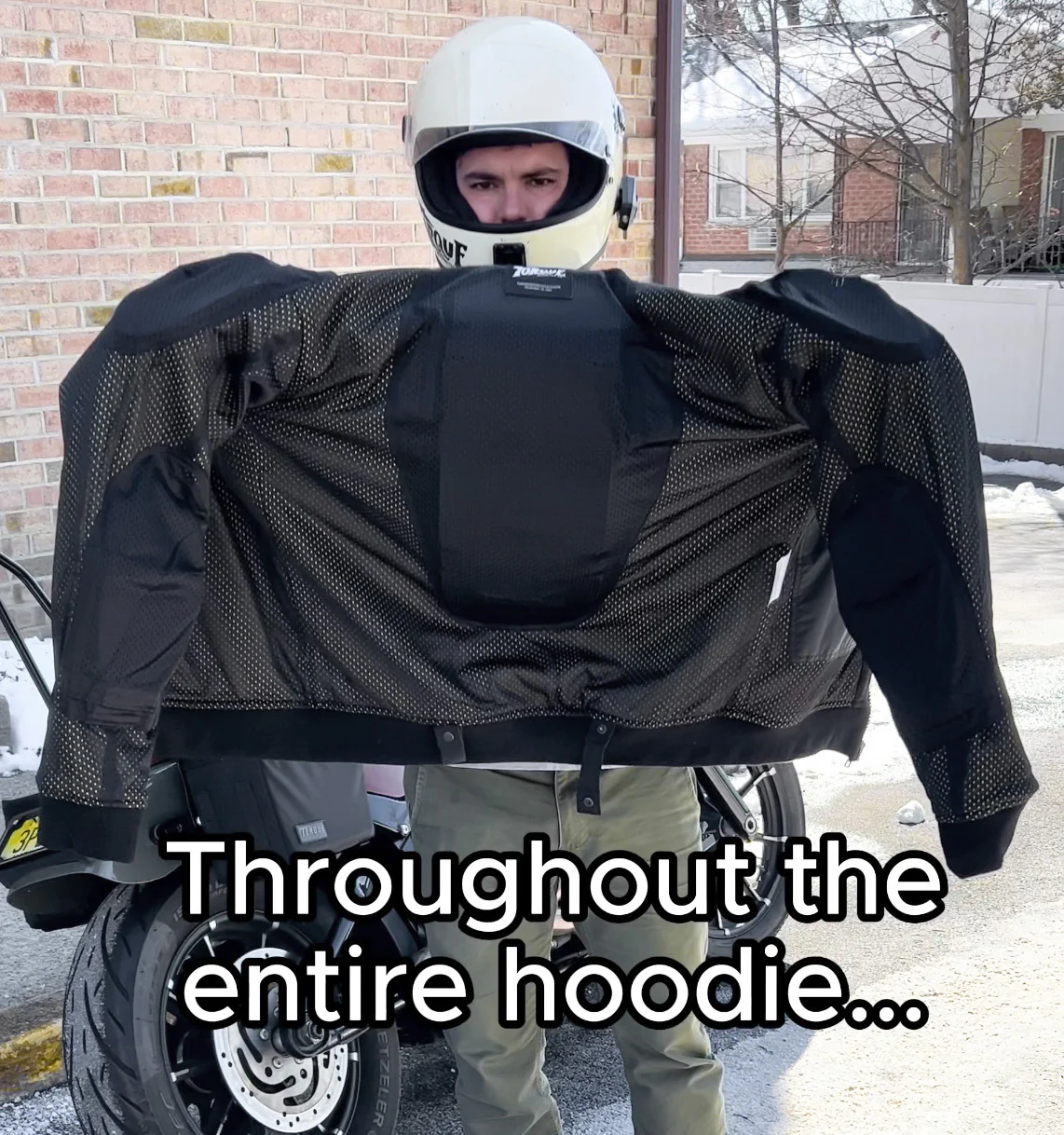 TORQUE ARMORED HOODIE | SADDLE (Final Sale) - Image 6